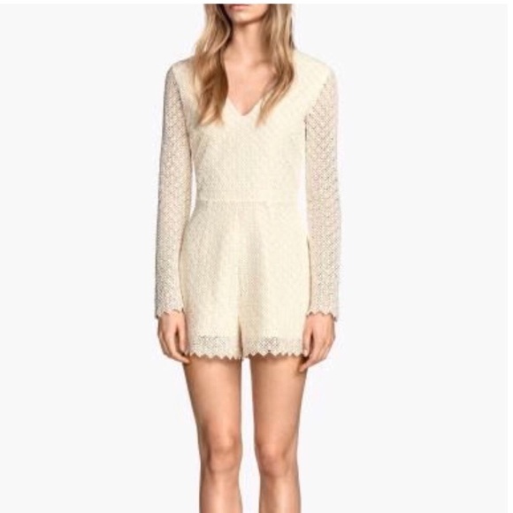 H&M Ivory Romper - Picture 2 of 7